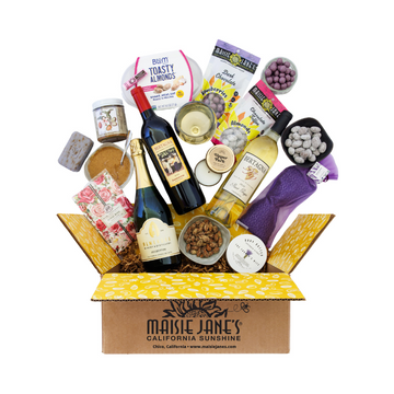 Pamper Her Box - With Sparkling, Red, or White Wine