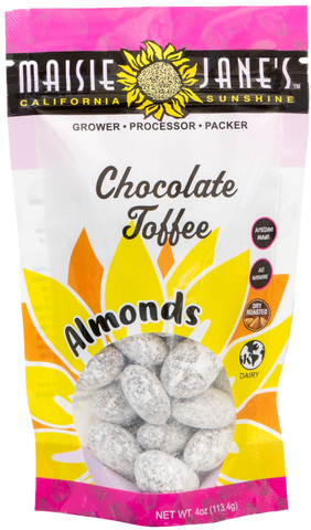 4 oz Chocolate Toffee Almonds