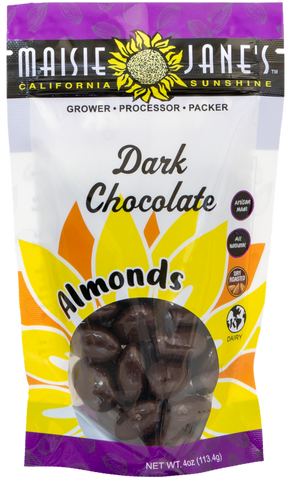 4 oz Dark Chocolate Almonds