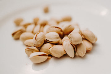 pile of pistachios in the shell