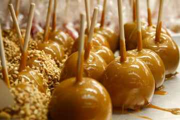 Candy Apples with nuts