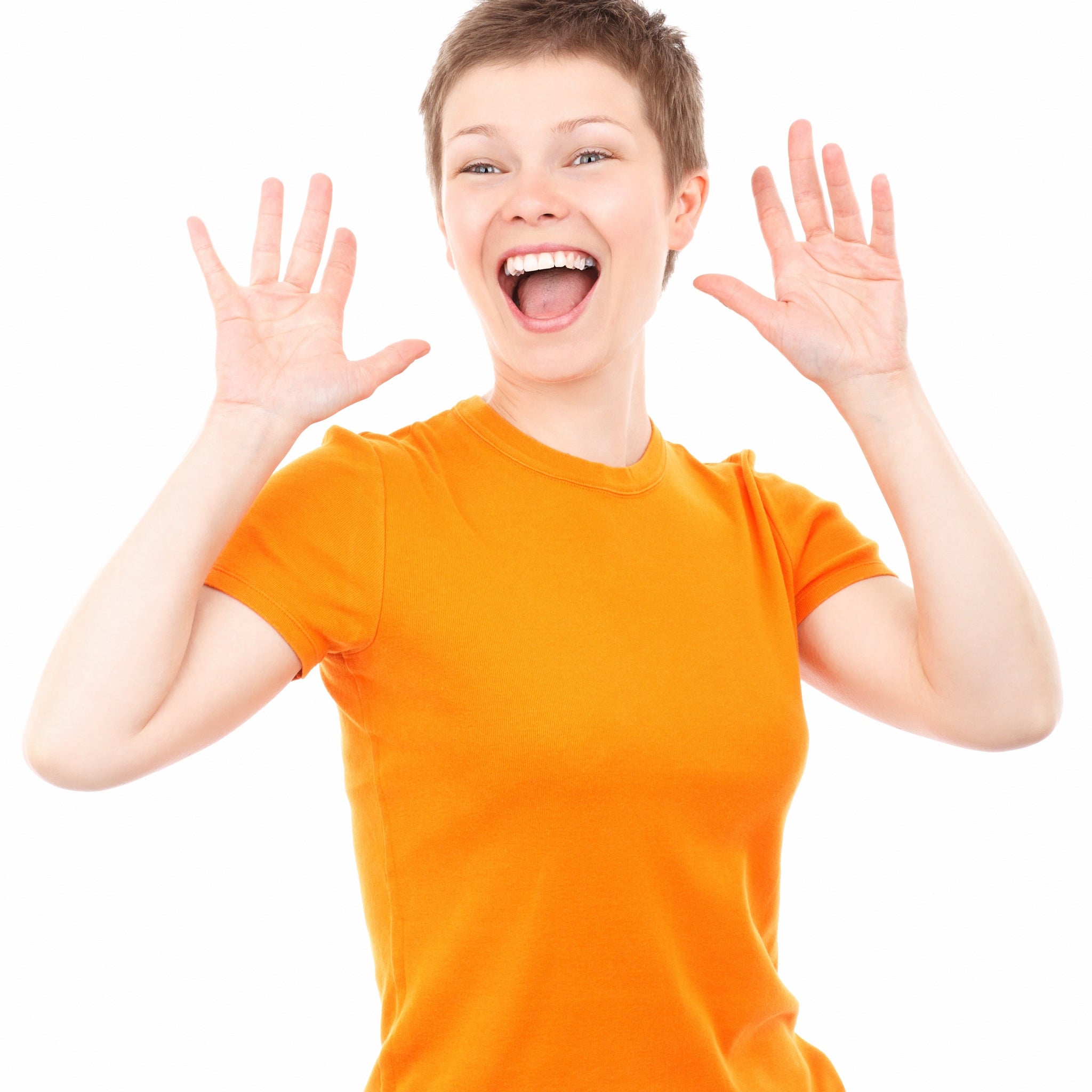 Woman in a Good Mood