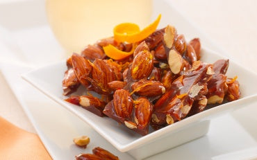 Honey Orange-Glazed Almonds