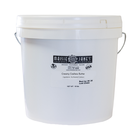 BULK Creamy Cashew Butter (18 lbs)
