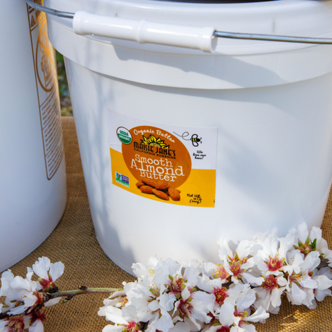 BULK Organic Almond Butter, Smooth (18 lbs)