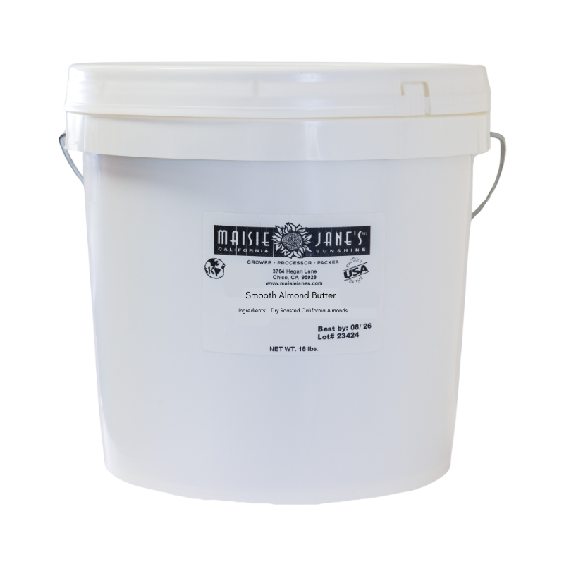 BULK Almond Butter, Smooth (18 lbs)