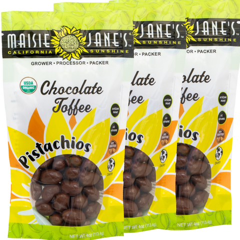 Organic Chocolate Toffee Pistachios