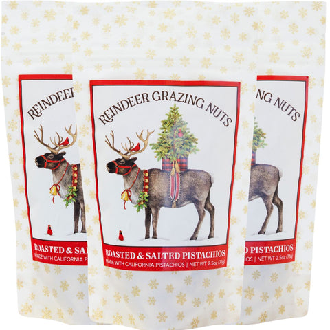 Reindeer Grazing Nuts - Roasted Salted Pistachios