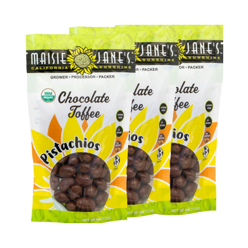 Organic Chocolate Toffee Pistachios