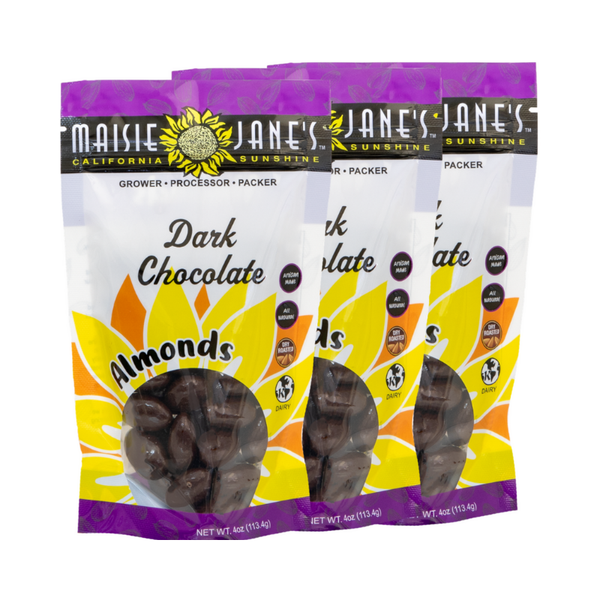 Dark Chocolate Almonds – Maisie Jane's