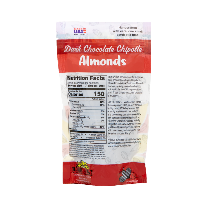 Dark Chocolate Chipotle Almonds