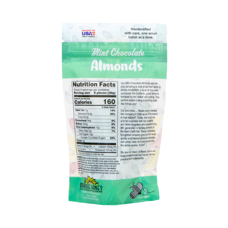 Mint Chocolate Almonds – Maisie Jane's Mint Chocolate Almonds – Maisie Jane's