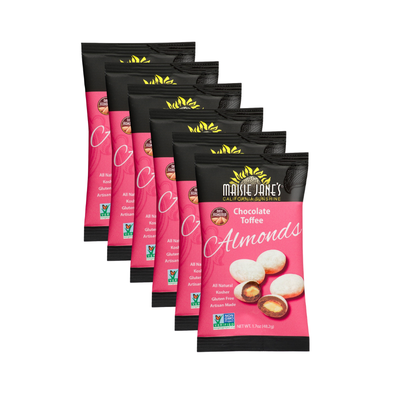6-pack Chocolate Toffee Almonds