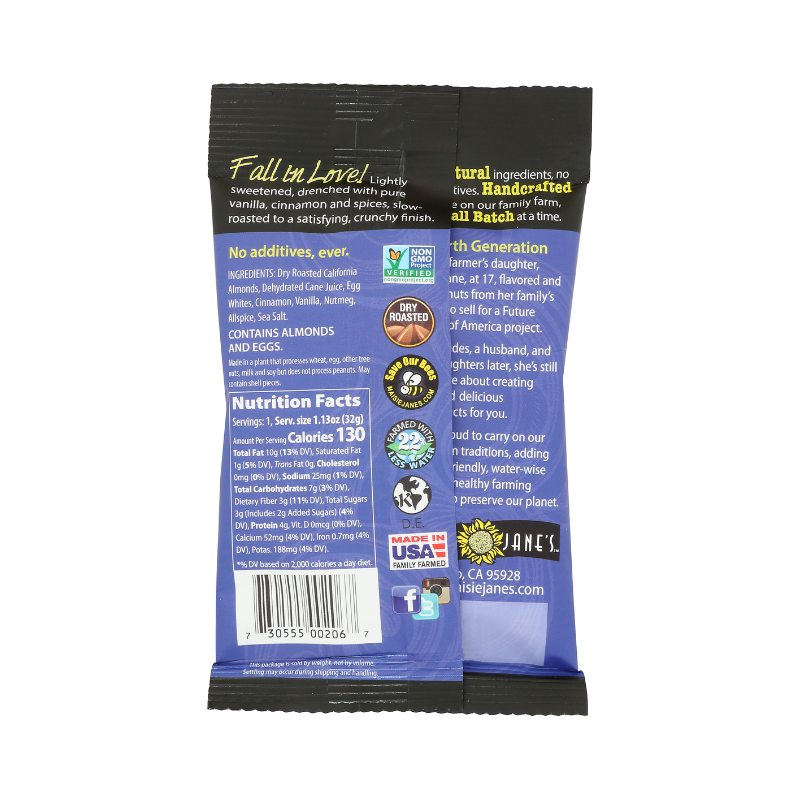 6-pack Cinnamon Vanilla Almonds