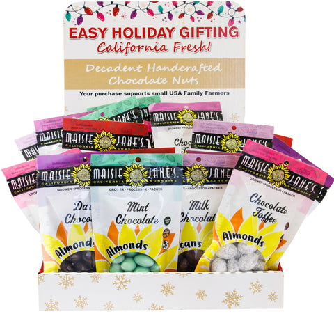 Chocolate Almonds Holiday 18 ct. Variety Box