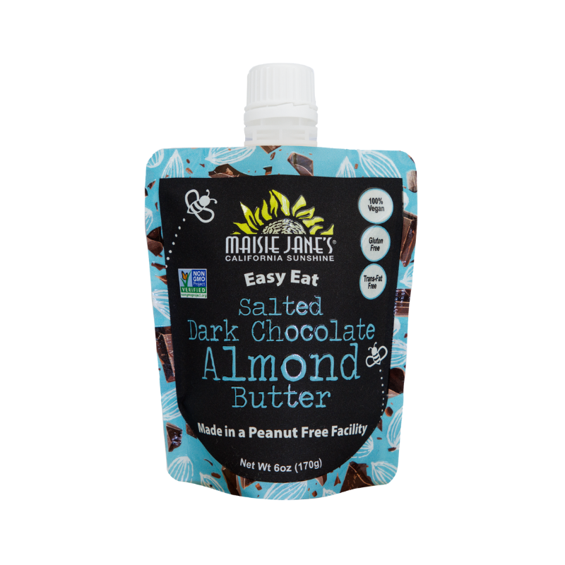 Easy Eat Salted Dark Chocolate Almond Butter-Squeeze Pouch