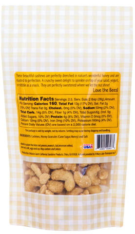 Bee - Honey Glazed Cashews