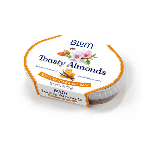 NEW! Blüm 6 oz Honey Vanilla Sea Salt Toasty Almonds