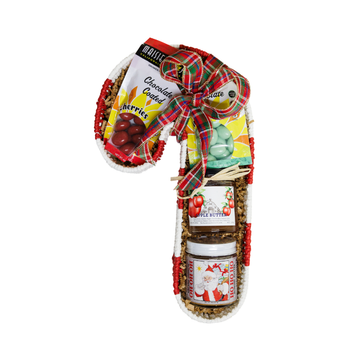 Candy Cane Lane Gift Basket