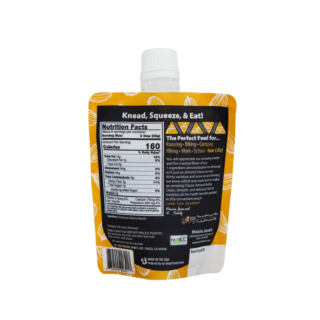 Easy Eat Classic Almond Butter-Squeeze Pouch