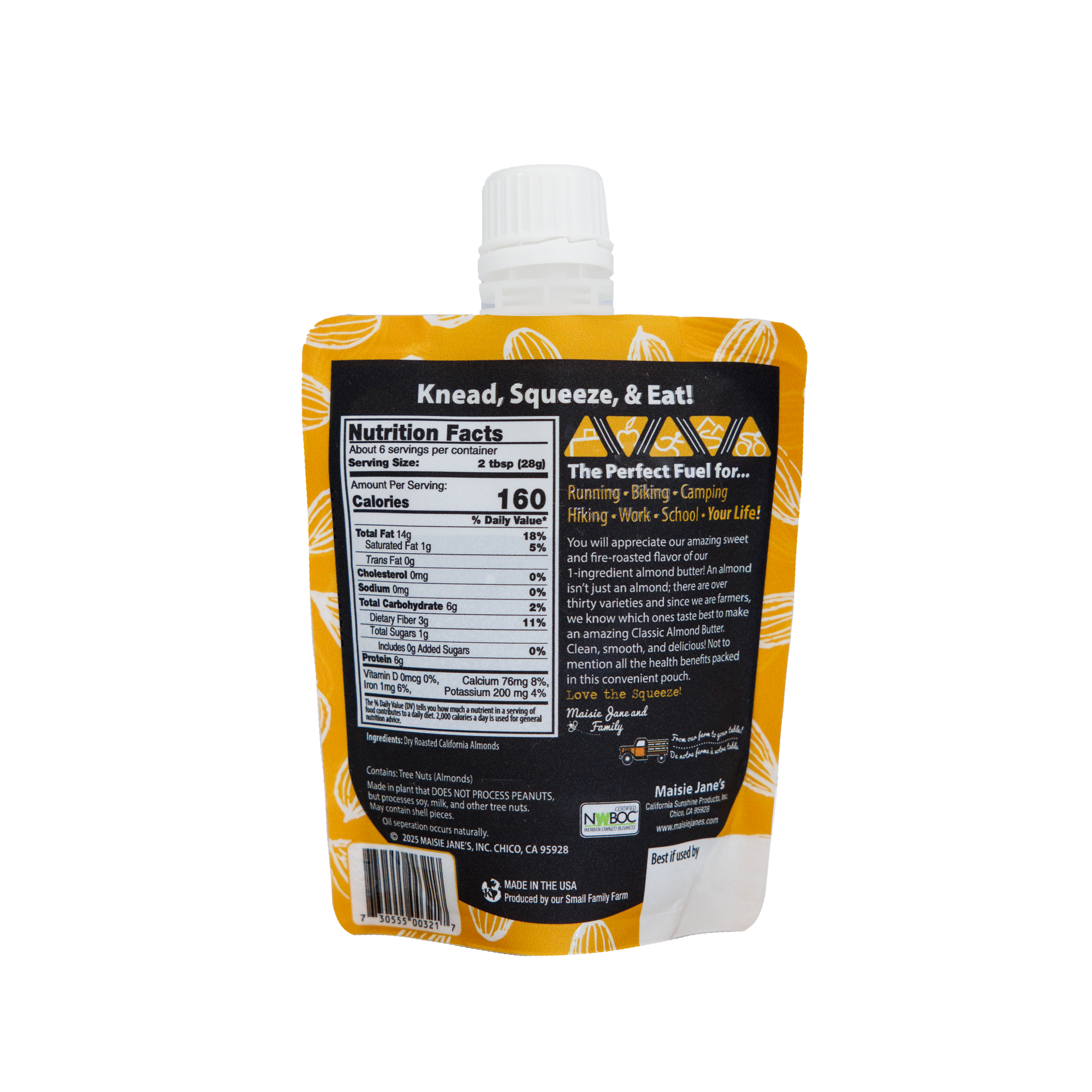 Easy Eat Classic Almond Butter-Squeeze Pouch