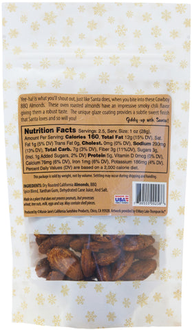 Cowboy Christmas Nuts - Cowboy BBQ Almonds