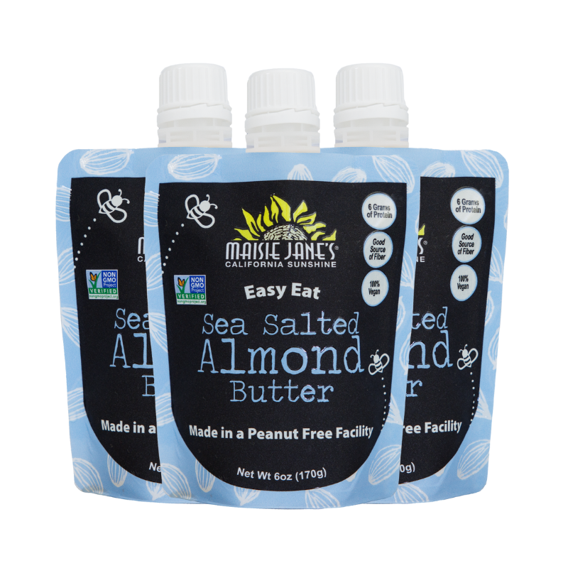 Easy Eat Sea Salted Almonds Butter-Squeeze Pouch