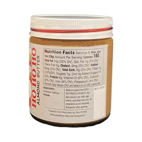 HO HO HO - Almond Butter, Smooth