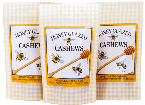 Bee - Honey Glazed Cashews