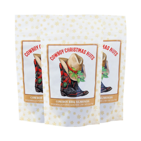Cowboy Christmas Nuts - Cowboy BBQ Almonds