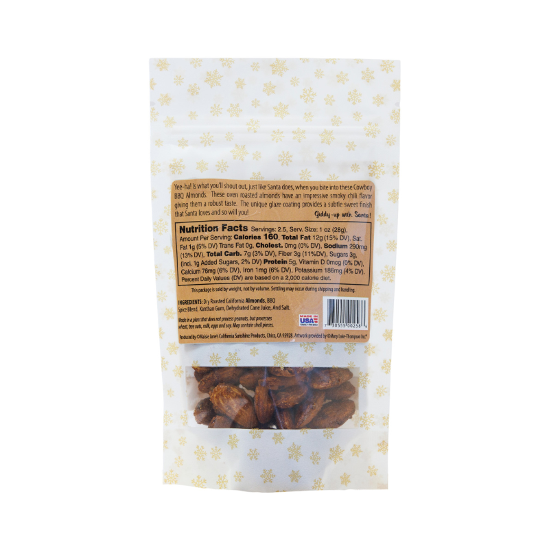 Cowboy Christmas Nuts - Cowboy BBQ Almonds
