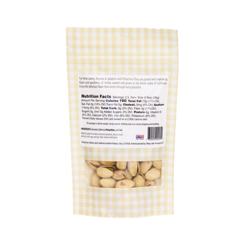 Happy Trails - Roasted & Salted Pistachios