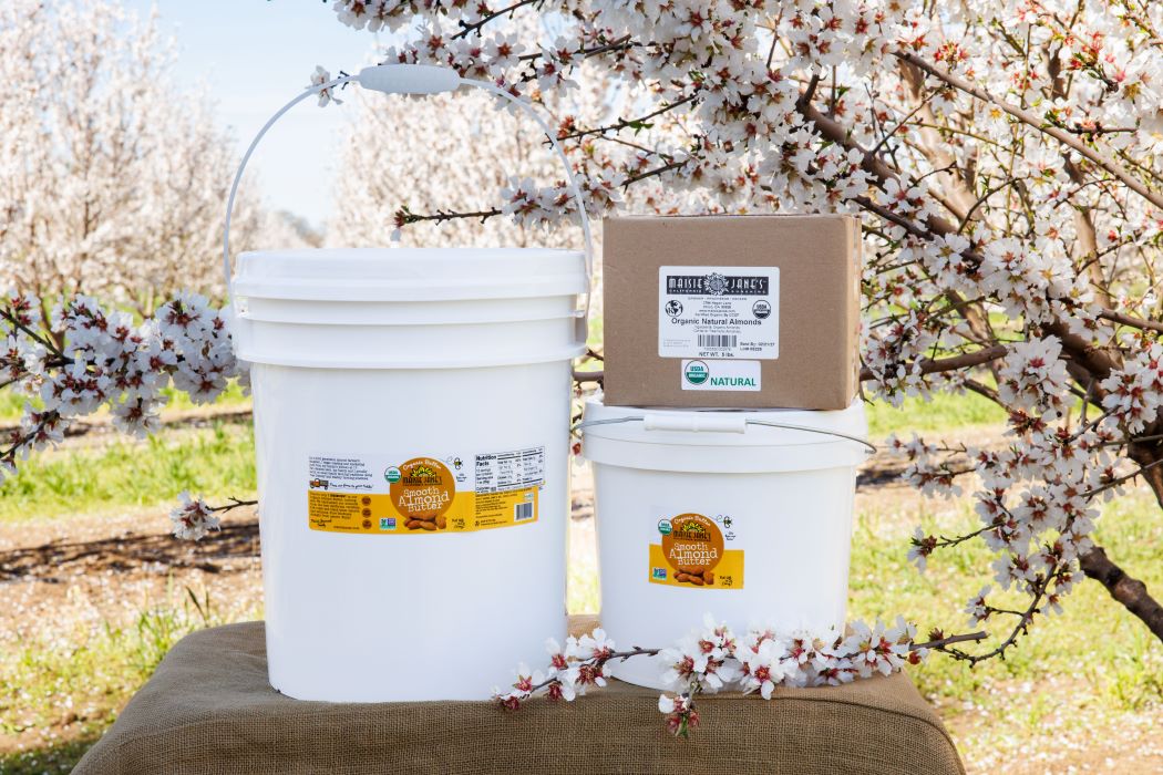 40 lb Organic Smooth Almond Butter in 5 gal pail