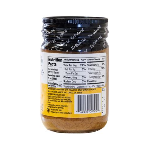 Organic Smooth Almond Butter