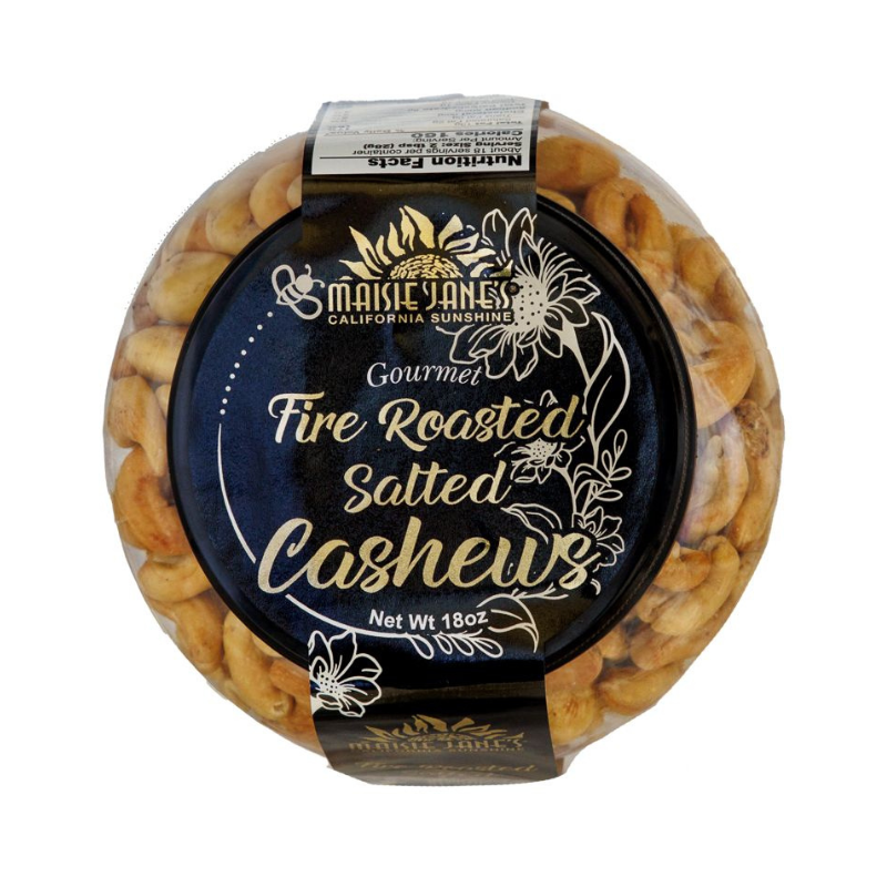 Fire Roasted & Salted Cashews - Party Jar