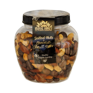 Salted Nuts & Chocolate Fruit Mix - Party Jar