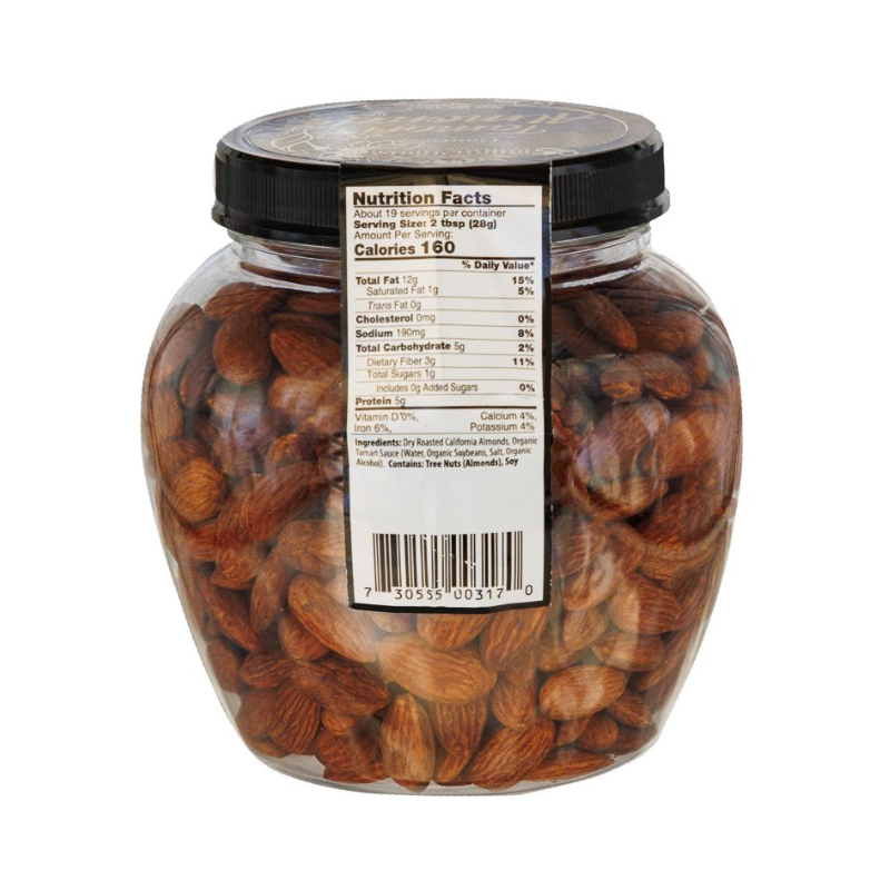 Tamari Almonds - Party Jar