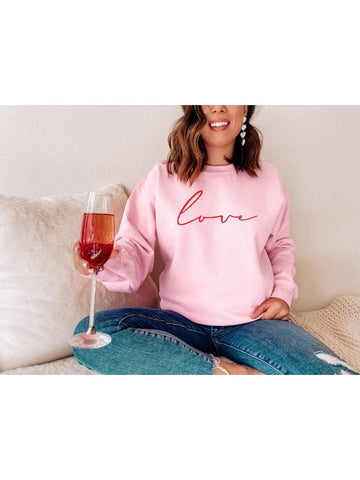 Pink Love Sweatshirt