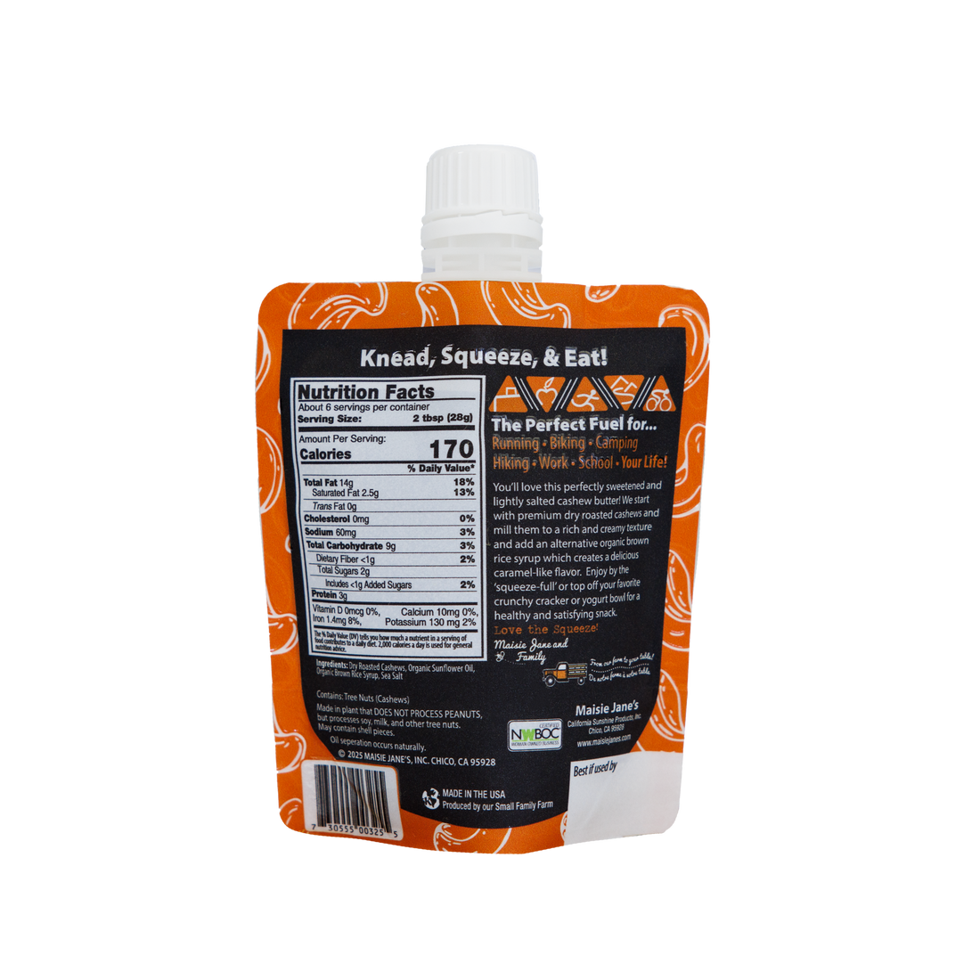 Easy Eat Pouch Sweet & Salty Cashew Butter-