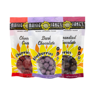 Trio of Chocolate Dried Fruit