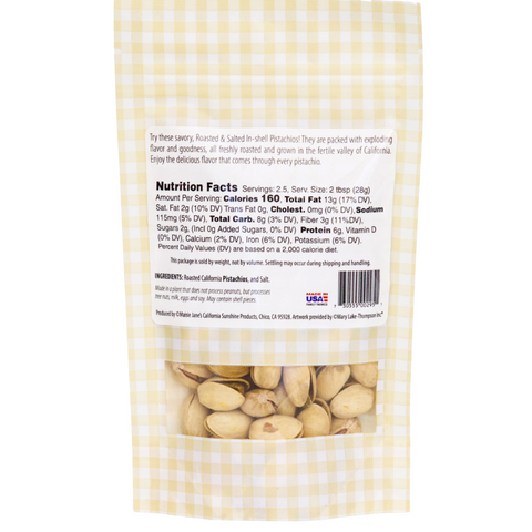 Happy Trails - Roasted & Salted Pistachios
