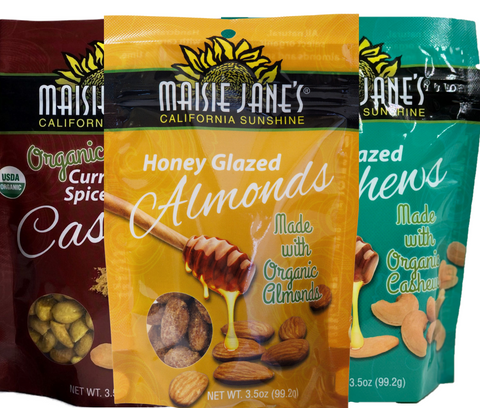 New! Organic Flavored Nuts Bundle