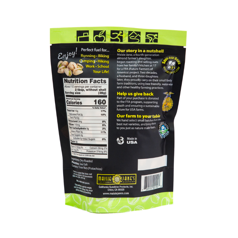 10 oz Roasted Salted Pistachios