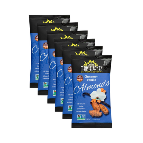 6-pack Cinnamon Vanilla Almonds