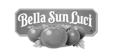 Bella Sun Luci logo with tomatoes on a white background