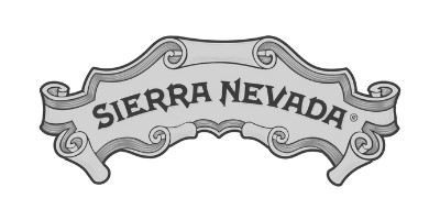 Sierra Nevada logo in black and white on a white background