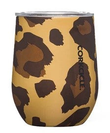 Corkcicle 12 oz Stemless Mug - Luxe Leopard