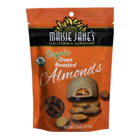 3.5 oz Organic Oven Roasted Almonds