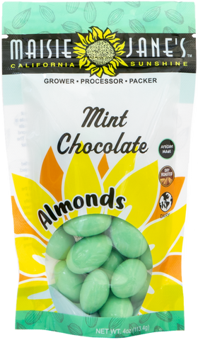 4 oz Mint Chocolate Almonds