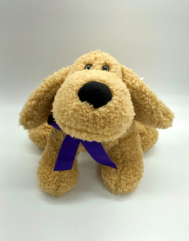 Lavender Stuffed Dog